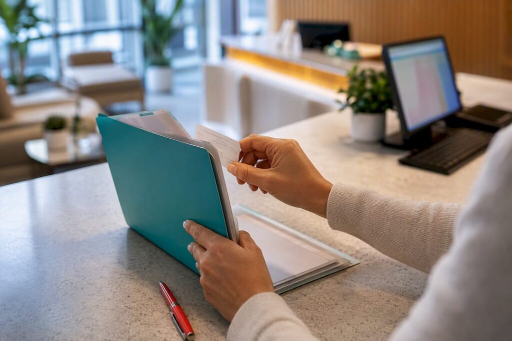 Organizing Medicare dental claim documents